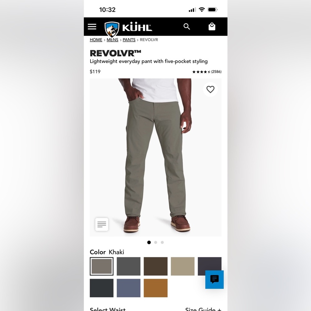 Kuhl Pants Mens 32/30 Patina Dye Revolvr Outdoor Trail Hiking Gorpcore Cargo - Picture 7 of 7